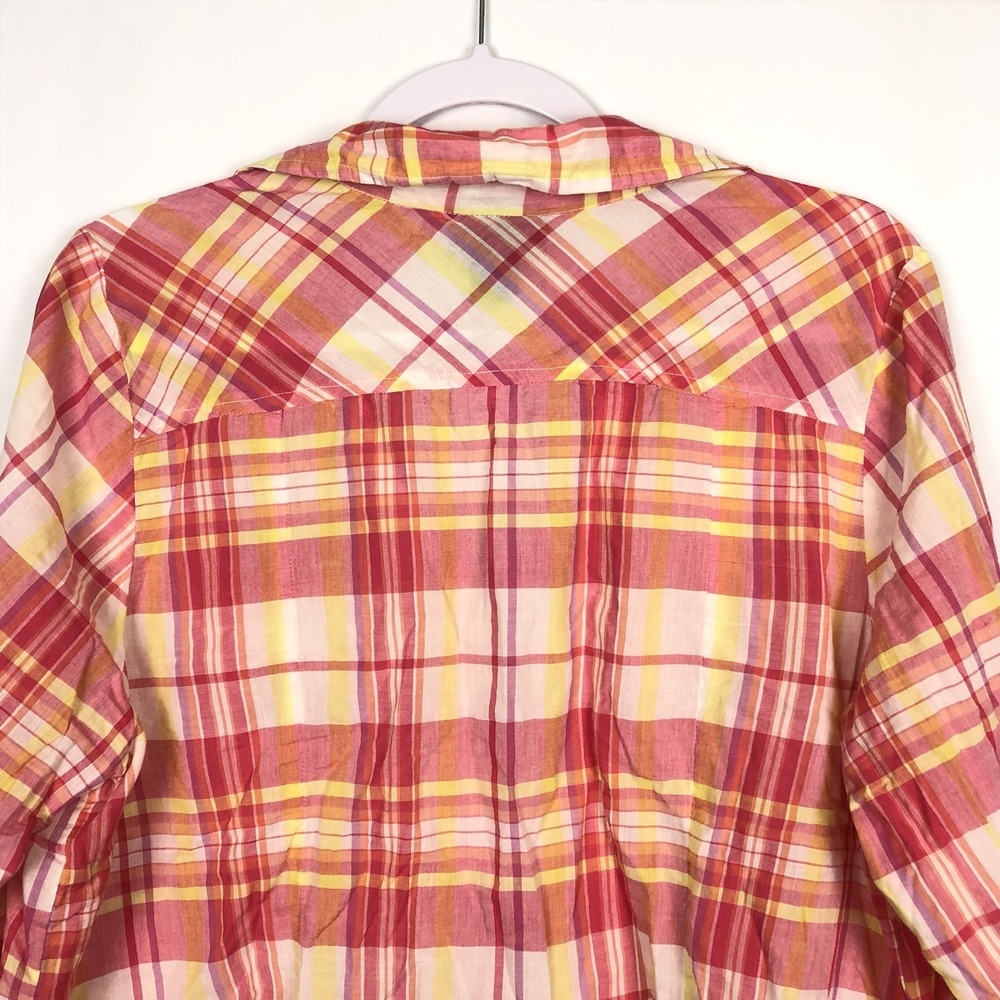 Womens Button Up Blouse Size 14/16 Lane Bryant Plaid - Picture 5 of 5